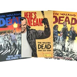 NWT Walking Dead Adult Coloring Book Negan